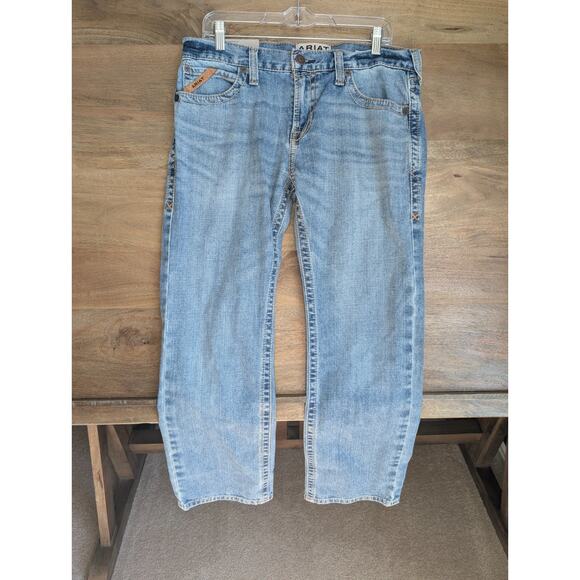 Ariat Other - Ariat Jeans Mens 33x30 Blue Denim Stretch M-Series M7 Slim Fit Straight Leg NWT